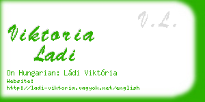 viktoria ladi business card