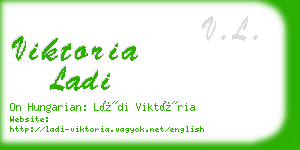 viktoria ladi business card